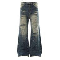 Undeveloped Suture Painter Flame Denim
