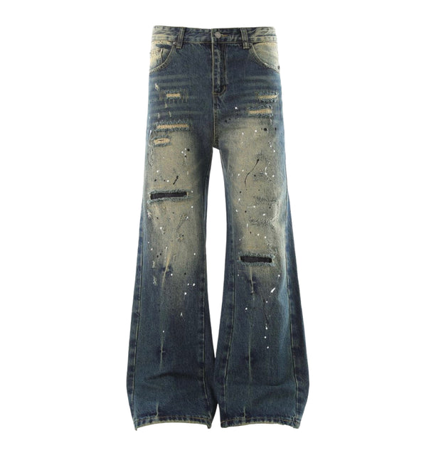 Undeveloped Suture Painter Flame Denim