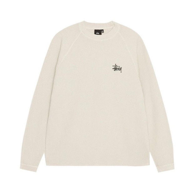 Stussy Raglan Thermal Longsleeve Bone