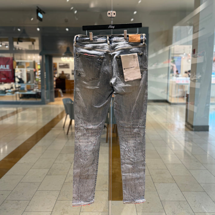Purple P001 Paint Splatter Jeans (PREOWNED)