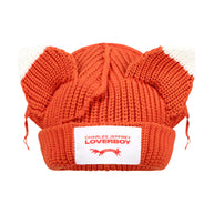 Charles Jeffrey Loverboy Chunky White Ears Beanie