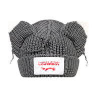 Charles Jeffrey Loverboy Chunky White Ears Beanie