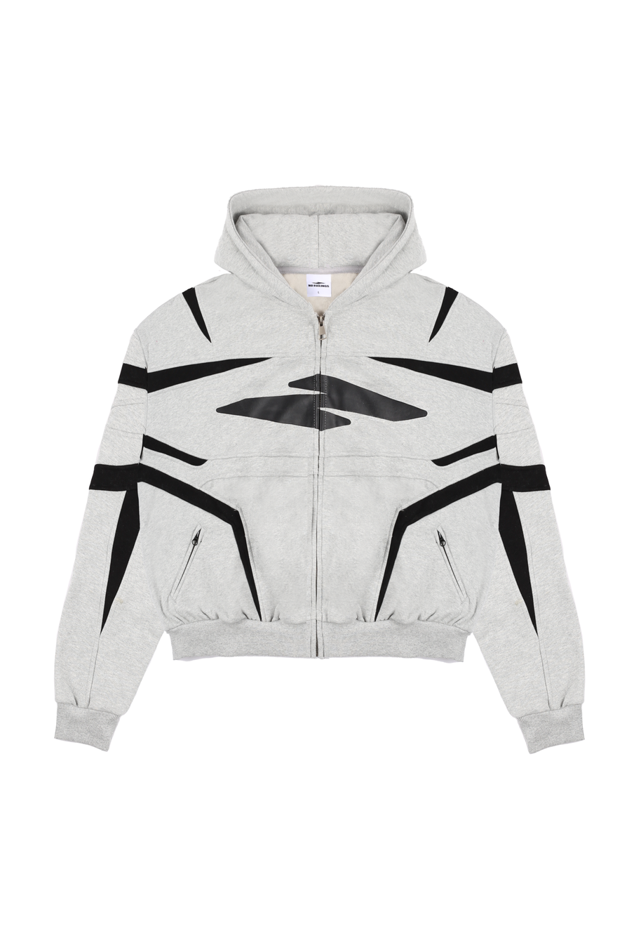 No Feelings N Logo Work Jacket Grey