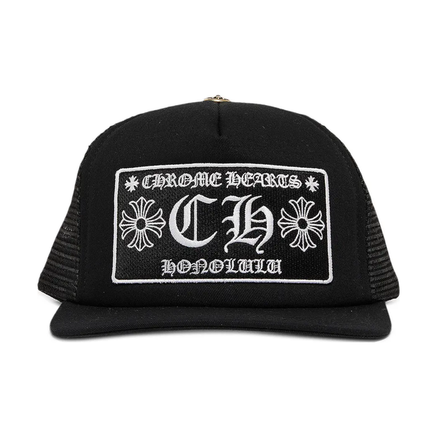 Chrome Hearts CH Honolulu Trucker Black