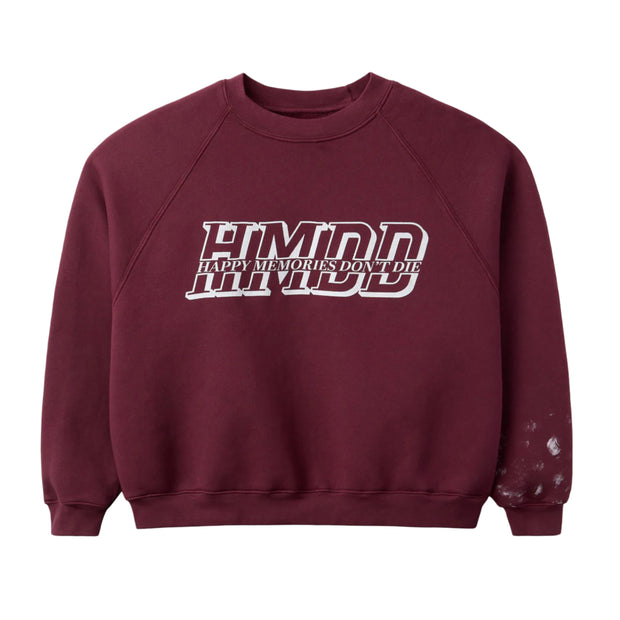 HMDD Burgundy Club Crewneck
