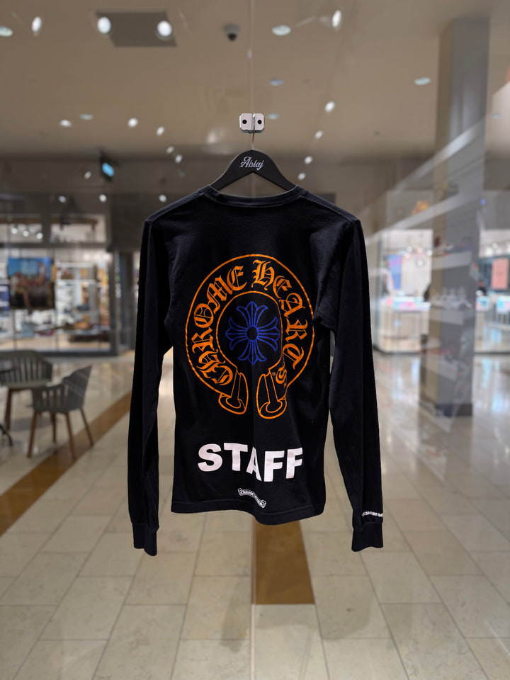 Chrome Hearts Orange &amp; Blue Staff Longsleeve (PREOWNED)