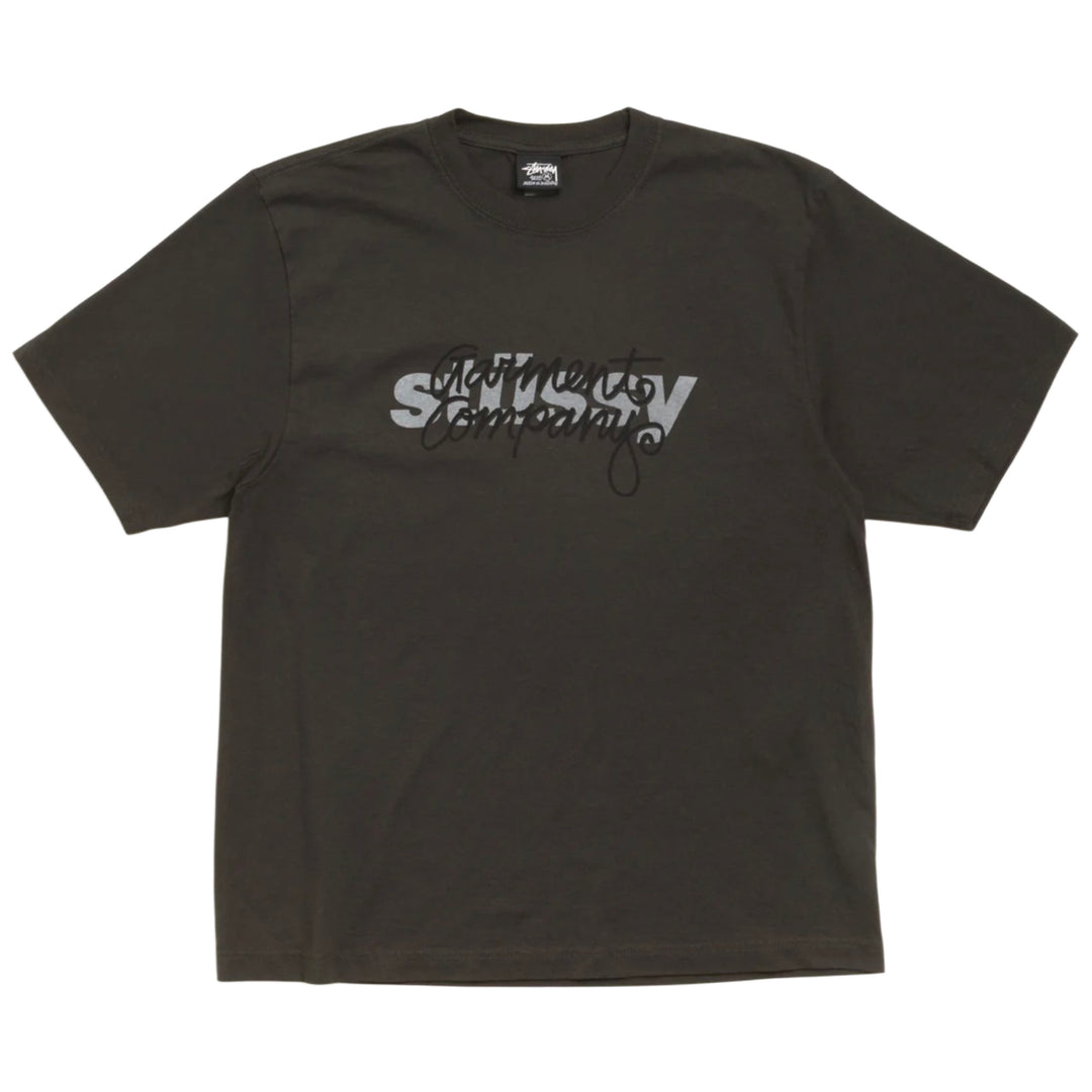 Stussy Garment Co Pigment Dyed Tee Black