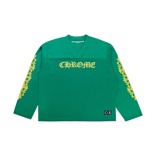 Chrome Hearts Warm Up Mesh Jersey Green Yellow