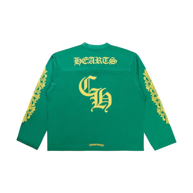 Chrome Hearts Warm Up Mesh Jersey Green Yellow