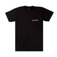 Chrome Hearts Scroll Logo Pocket Tee Black