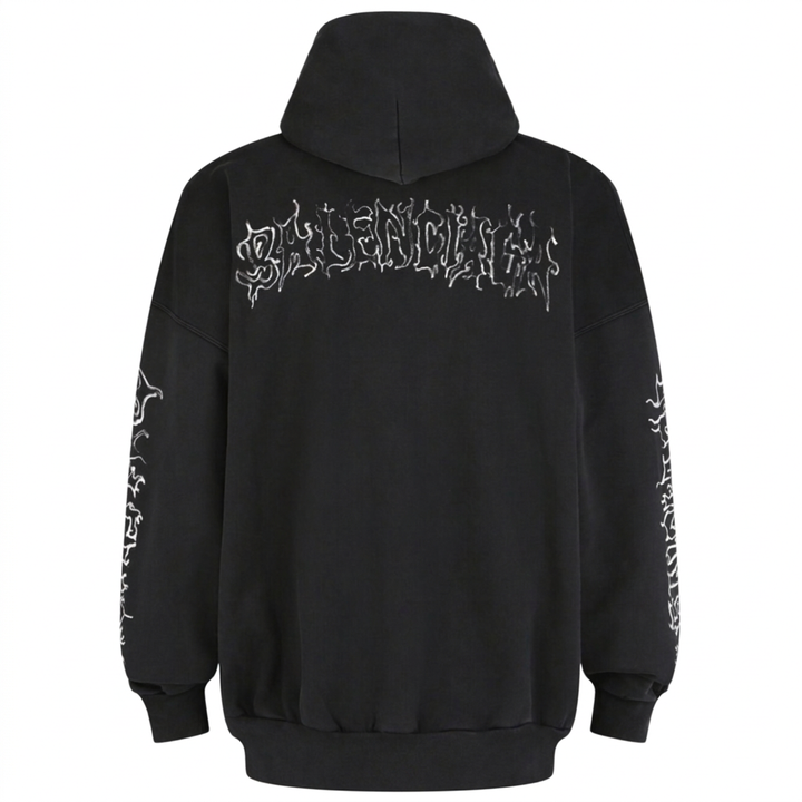 Balenciaga DIY Metal Logo Hoodie