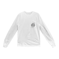Chrome Hearts Las Vegas Horseshoe L/S Pocket Tee White