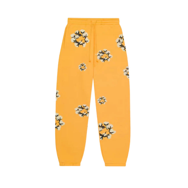 Denim Tears x Cactus Plant Cotton Wreath Sweatpants Yellow