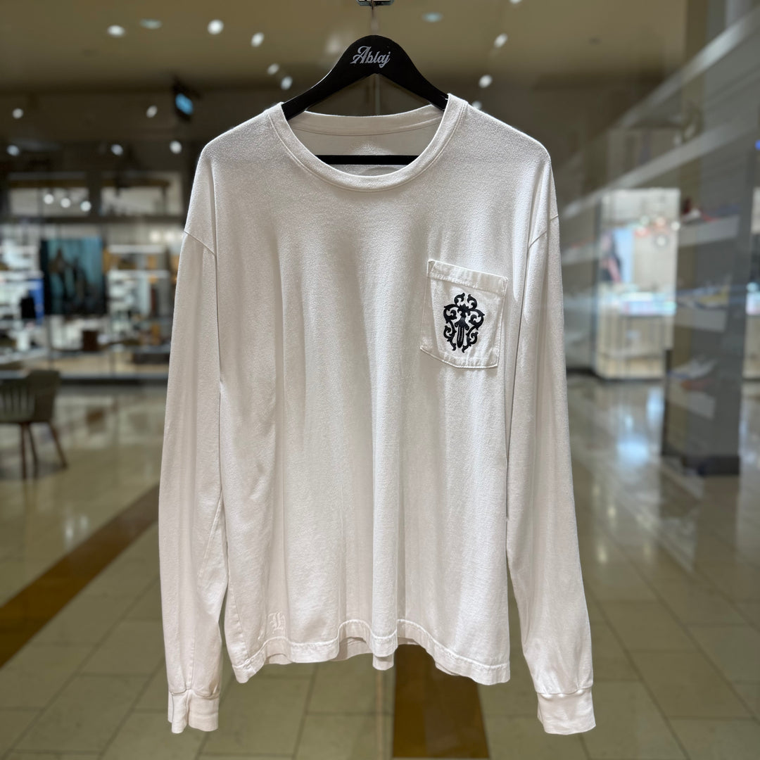 Chrome Hearts Vine Dagger White L/S Pocket Tee (PREOWNED)