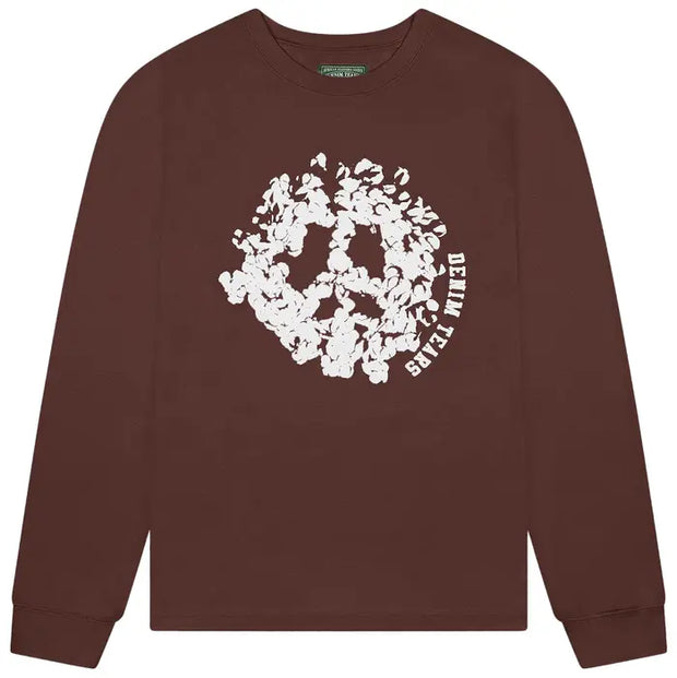 Denim Tears Cotton University L/S Brown