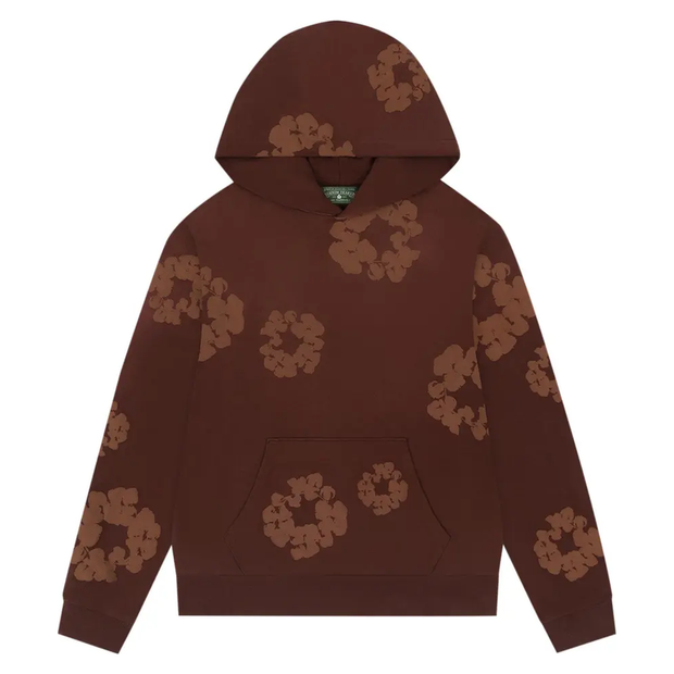 Denim Tears Mono Cotton Wreath Hoodie Brown