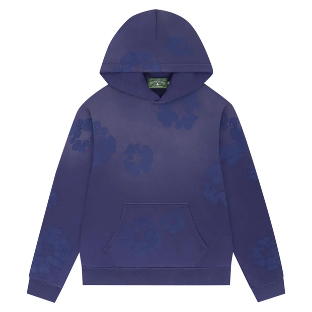 Denim Tears Mono Cotton Wreath Hoodie Washed Blue