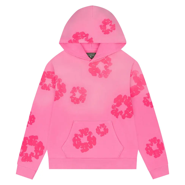 Denim Tears Mono Cotton Wreath Hoodie Pink