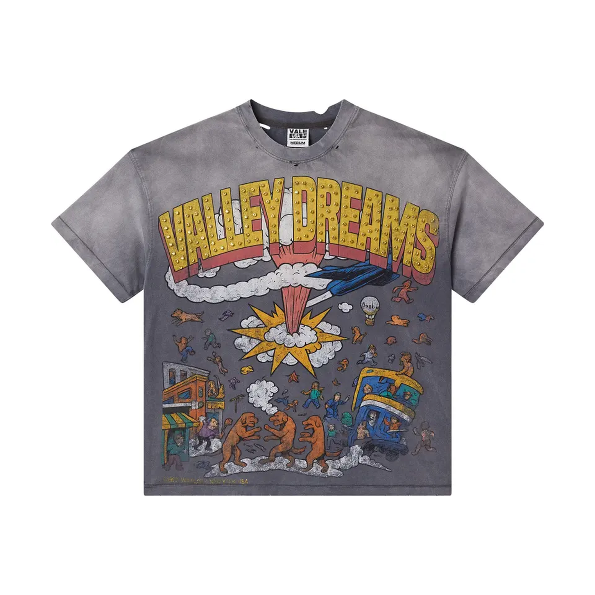 Vale Faded Chaos Bling Tee