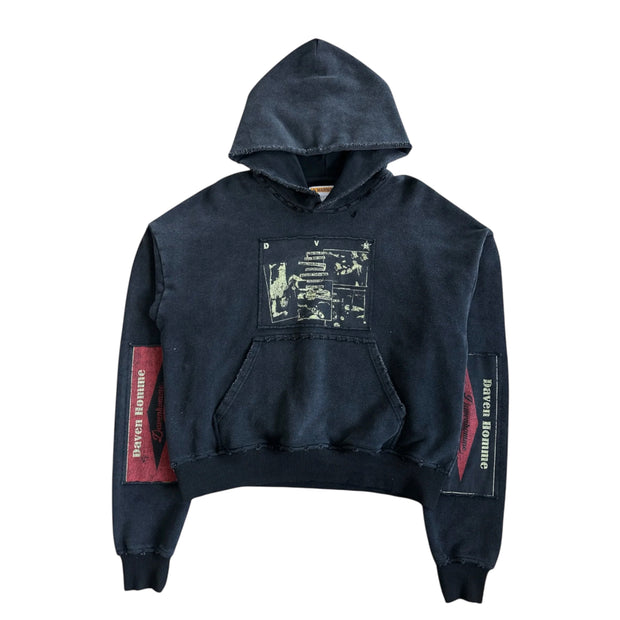 Daven Homme Ramone Patch Hoodie