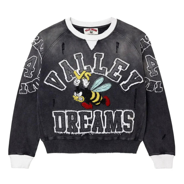 Vale Insignia Black Crewneck