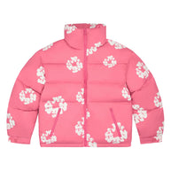 Denim Tears Cotton Wreath Pink Puffer Jacket