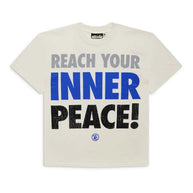 Hellstar Inner Peace T-Shirt Cream/Blue