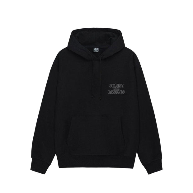 Stussy Black Wes Palm Hoodie