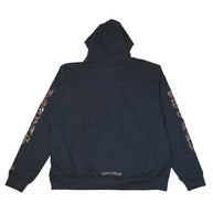 Chrome Hearts Brown Glitter 1988 Black Zip Up Hoodie (Preowned)