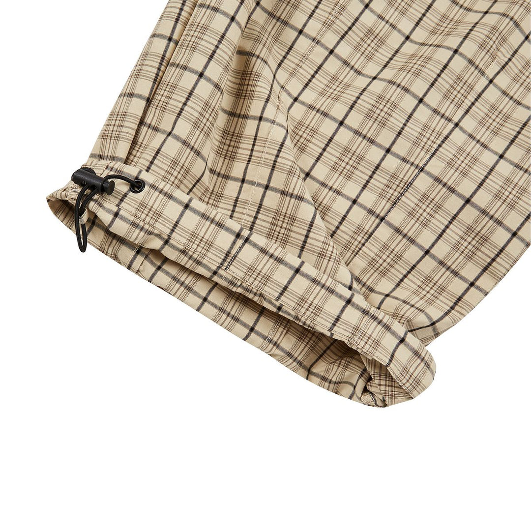Boredom Kills Lounge Plaid Pants (Cream)