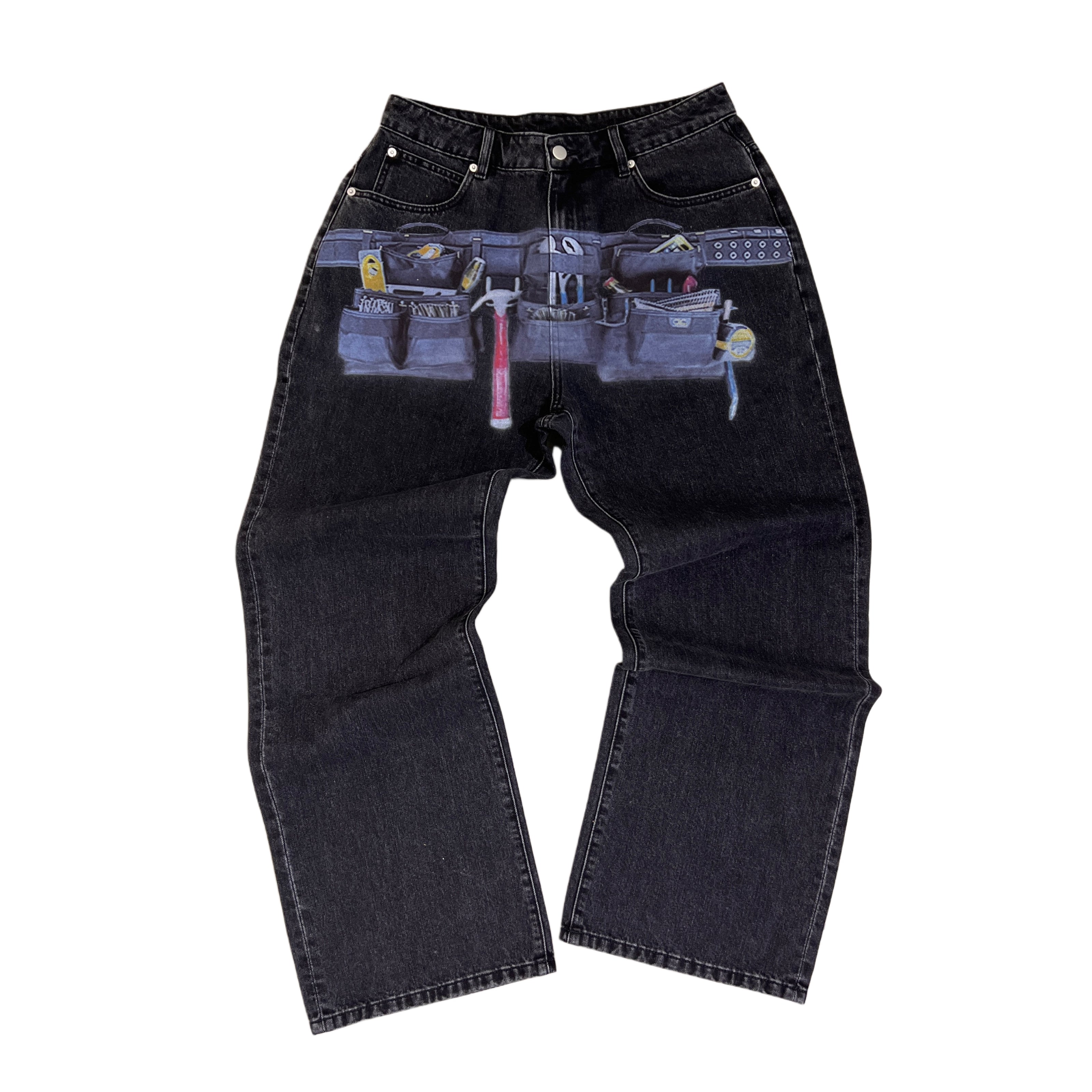 No Feelings Work Belt Denim