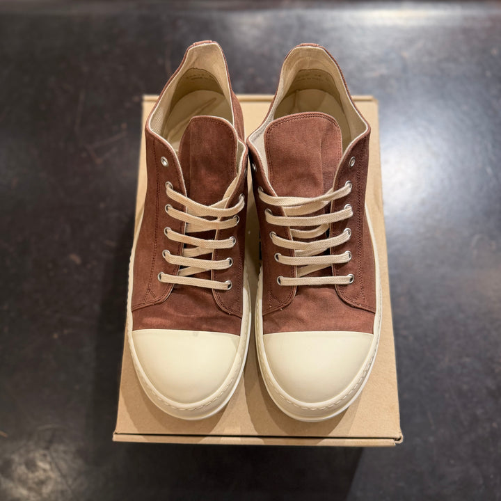 Rick Owen DRKSHDW Henna Brown Ramone Low (PREOWNED) SZ 46