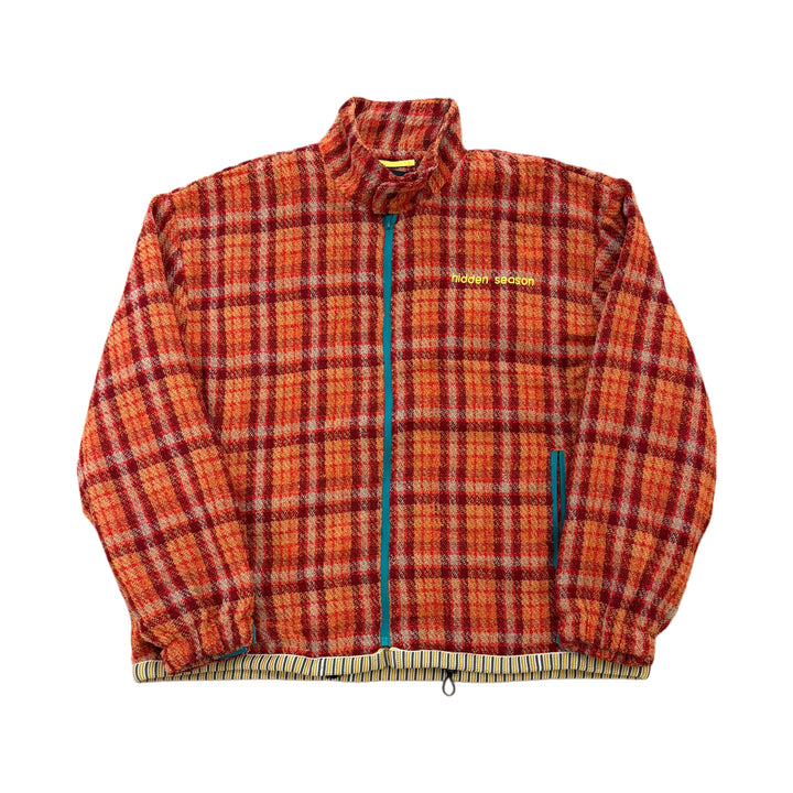 Hidden Season Red Plaid Flannel Fleece