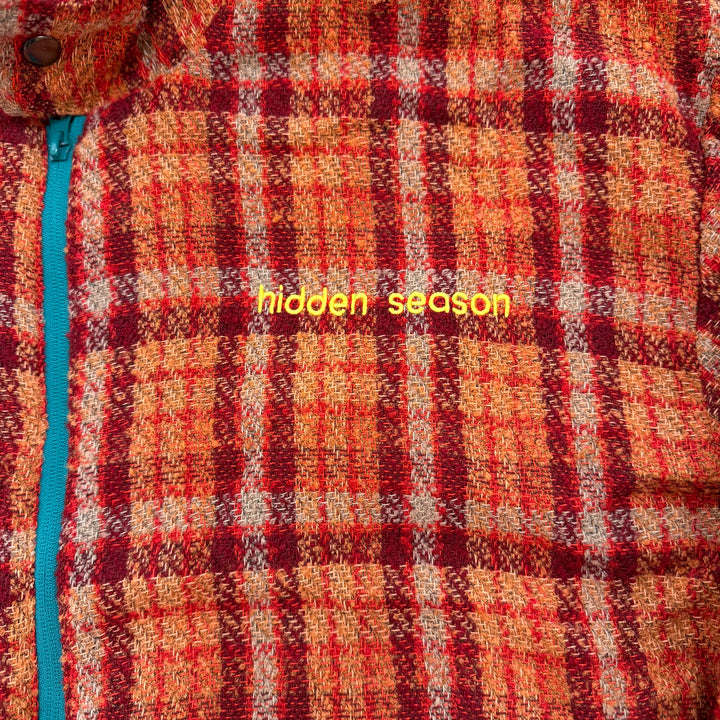 Hidden Season Red Plaid Flannel Fleece