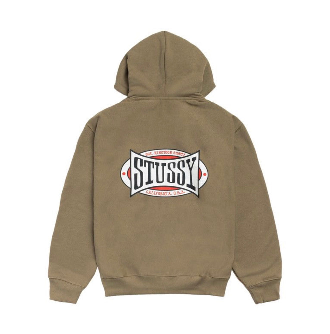 Stussy Champion Oval Zip Up Olive