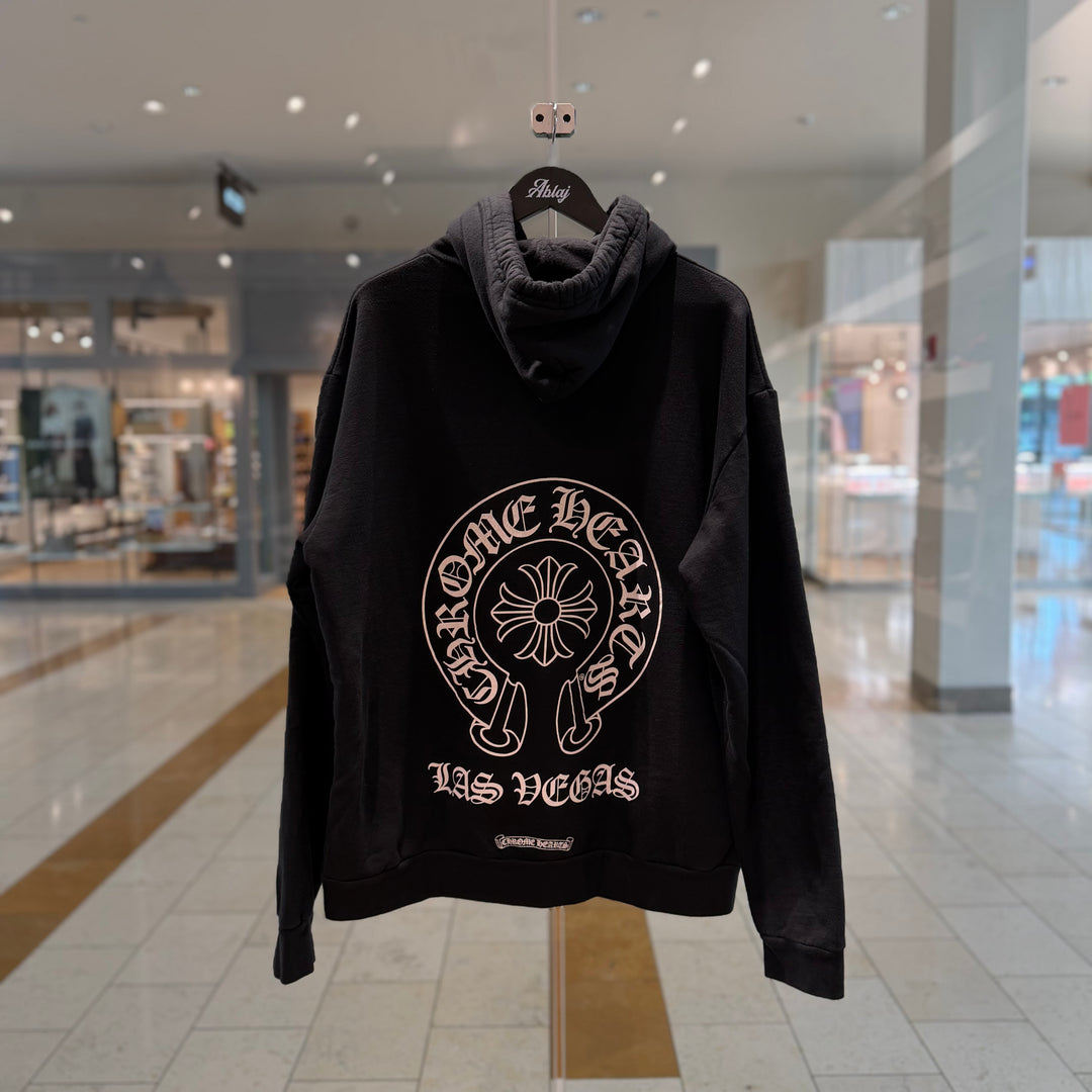 Chrome Hearts Las Vegas Horseshoe Black Hoodie (PREOWNED)