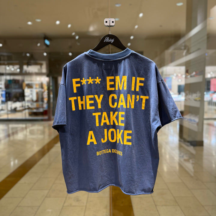 Bottega Desires Fuck Em T-shirt Blue (PREOWNED)