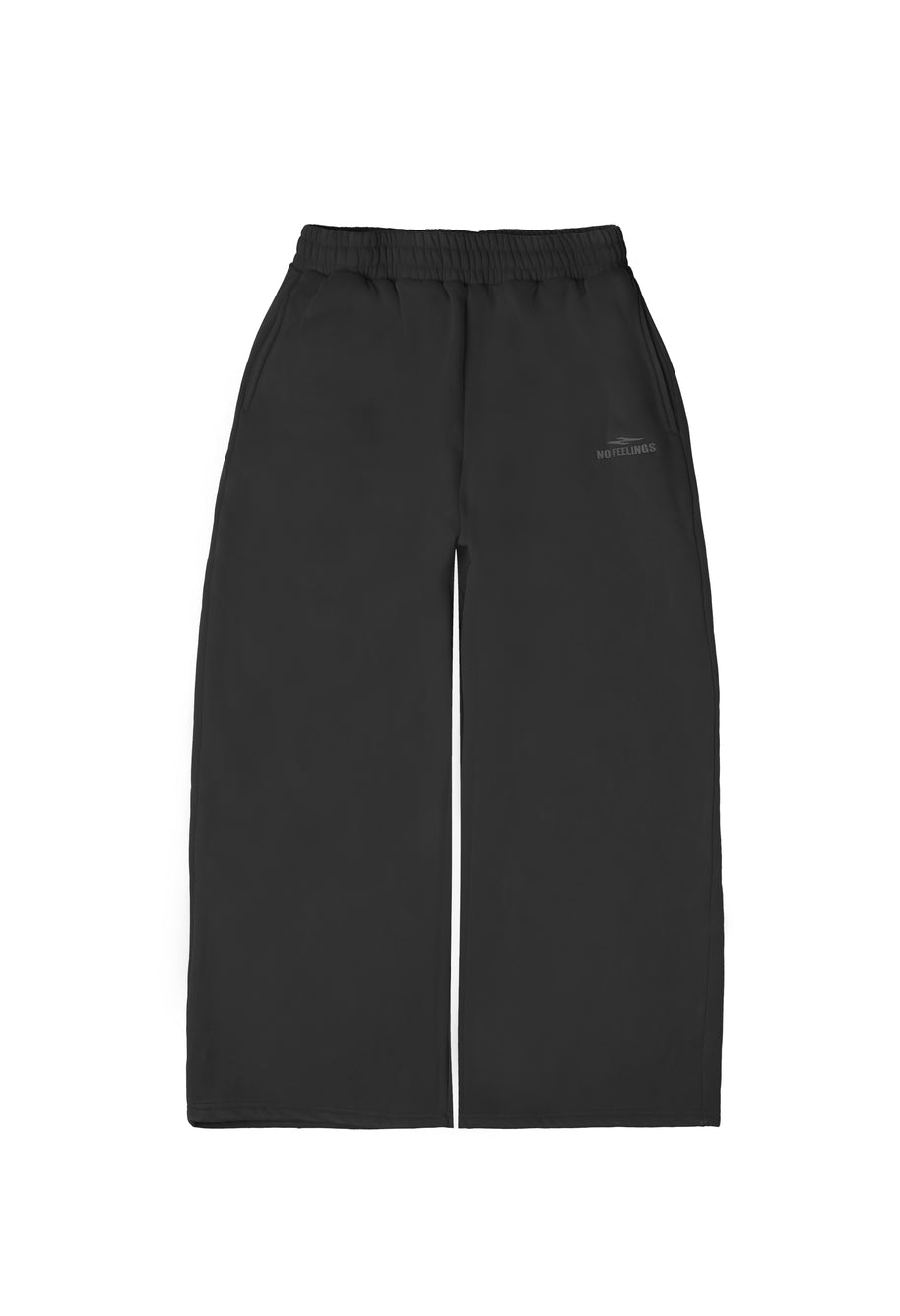 No Feelings Black on Black Sweatpants