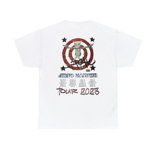 Travis Scott Circus Maximus White Tee