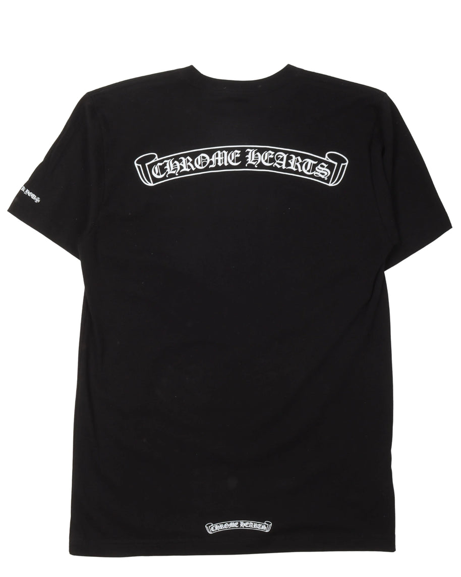Chrome Hearts Pocket Scroll Tee Black