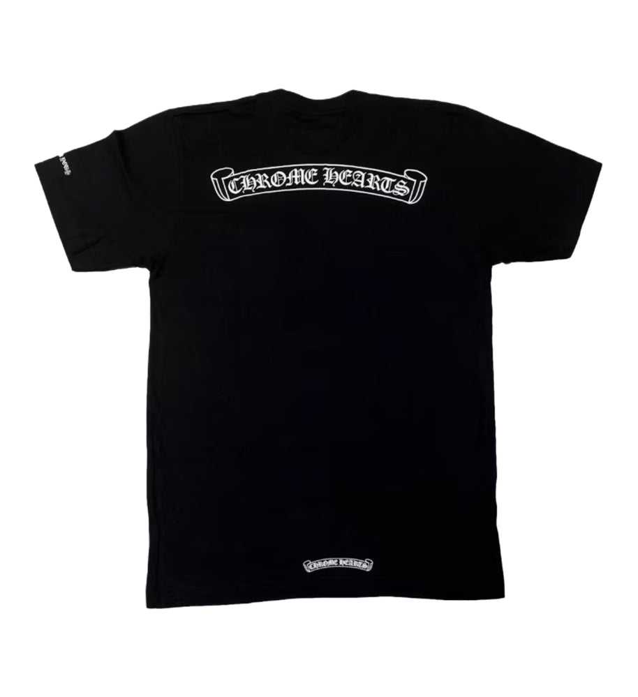 Chrome Hearts Scroll Logo T-shirt Black