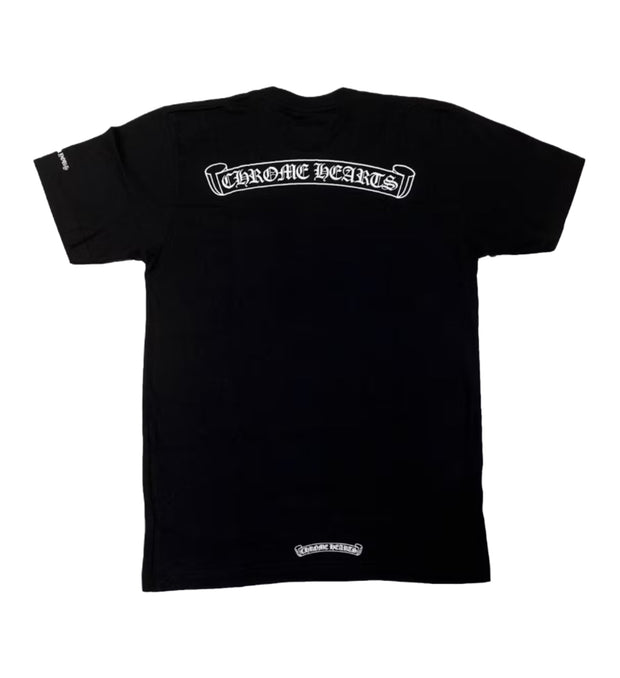 Chrome Hearts Scroll Logo T-shirt Black