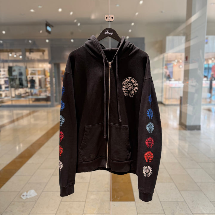Chrome Hearts Multi Color Horseshoe Zip Up (PREOWNED)