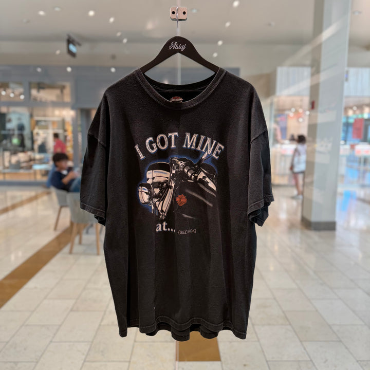 Vintage Harley Davidson "I Got Mine" 1998 Vancouver ,WA Black Tee 