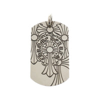 Chrome Hearts God Bless The World DogTag Chain