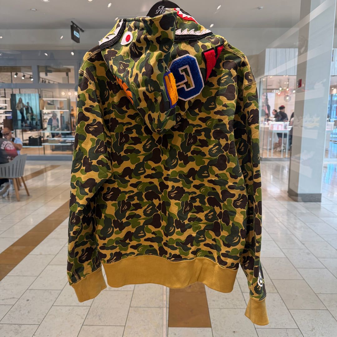 Bape Big ABC Camo Shark Full Zip Hoodie *Worn x1* (PREOWNED)
