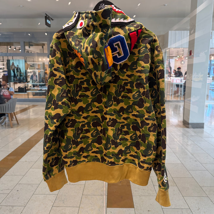 Bape Big ABC Camo Shark Full Zip Hoodie *Worn x1* (PREOWNED)