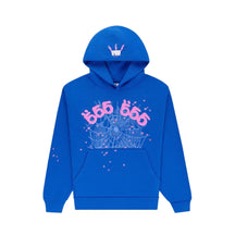 SP5DER Blue Angel Number Hoodie