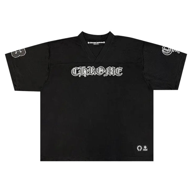 Chrome Hearts Mesh Stadium Football Jersey 'Black'