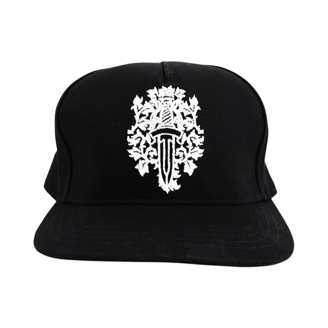 Chrome Hearts Horseshoe Denim Vine Dagger Hat Black